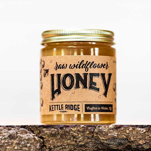 Raw Wildflower Honey - 9oz — Kettle Ridge Farm